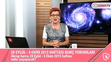 Akrep burcu 28 Eylül - 4 Ekim  haftası neler yaşayacak