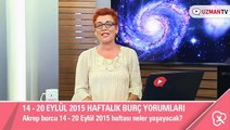 Akrep burcu 14 - 20 Eylül  haftası neler yaşayacak