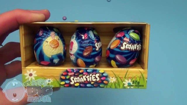 New Learn Colours with Surprise Eggs and a Smarties Rainbow! Part 8