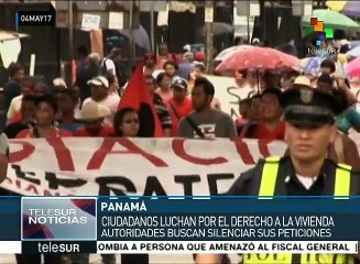 Panameños luchan por el derecho a la vivienda