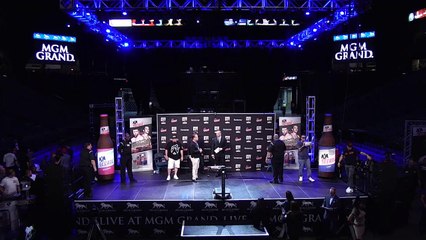 Carlos MORALES vs. Cesar VALENZUELA - Weigh In  5.4.2017