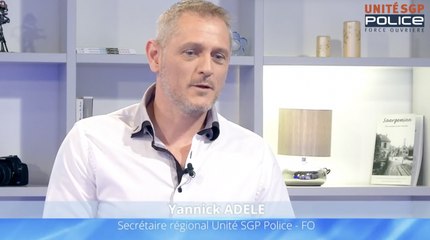 INTERVENTION DE YANNICK ADELE RÉGIONAL UNITÉ SGP POLICE  LORRAINE SUR MOZAIK TV