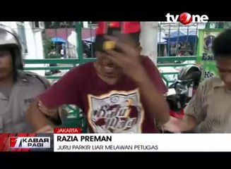 Razia Preman di Jakarta, 39 Preman dan Jukir Liar Diamankan