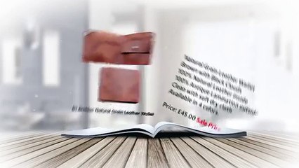 Launch New Collection Natural Grain Real Leather Wallets by Mason & Mabel