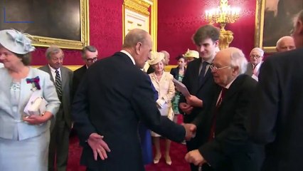 I can not stand up any more, prince Philip jokes about reirement