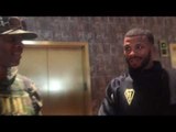 Badou Jack & James Degeale seconds before weigh in - esnews boxing