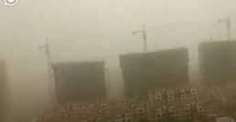 Dust Storm Shrouds Northern China