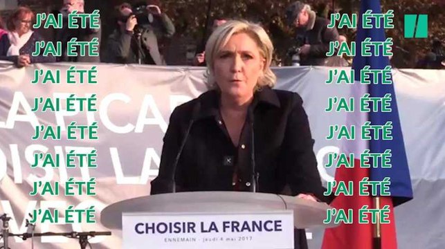 J'ai été... Marine Le Pen refait le débat dans une longue anaphore