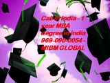 Call in India - 1 year MBA degree in India 969-090-0054 - MIBM GLOBAL