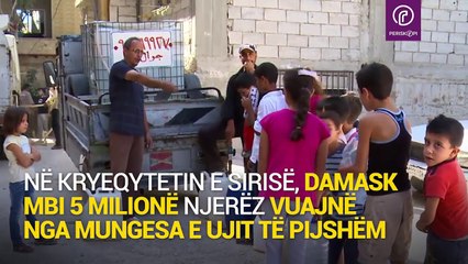 Rreth 5 milionë njerëz kanë nevojë për ujë të pijshëm