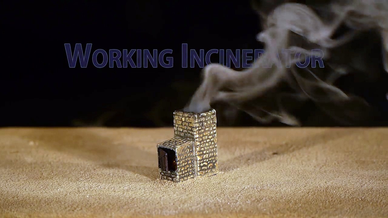 Incinerator with Real Smoke - DEMO - HO Scale-nSuEHdAobSg