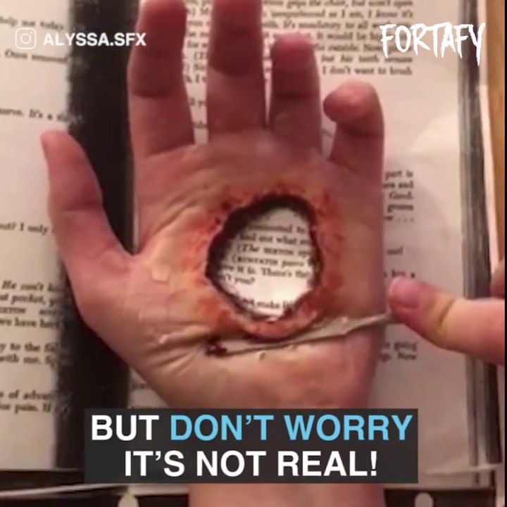 Cette maquilleuse SFX fait des plaies et blessures plus vraies que nature... Dingue