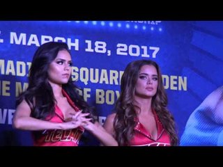 check out the rings girls for ggg vs jacobs EsNews Boxing