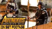 Avengers: Infinity War ON SET FOOTAGE | Corvus Glaive