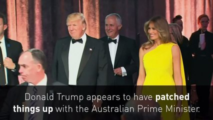 Trump makes up with Turnbull after 'testy' call