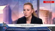 Marion Maréchal-Le Pen dénonce le soutien d'Obama à Macron