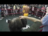 James Degale Media workout in gleasons NYC