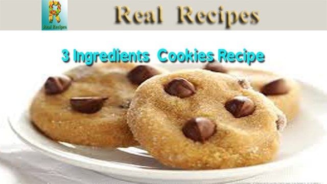 3 Ingredients Cookies Real Recipes Best 3 Ingredients Cookies Quick & Easy
