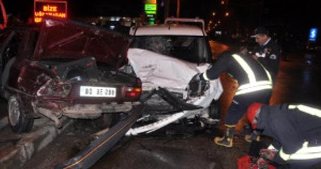 Osmaniye'de Trafik Kazası: 2'si Polis 4 Yaralı