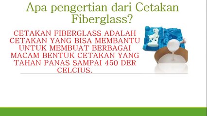 Kursus Membuat Cetakan Fiberglass