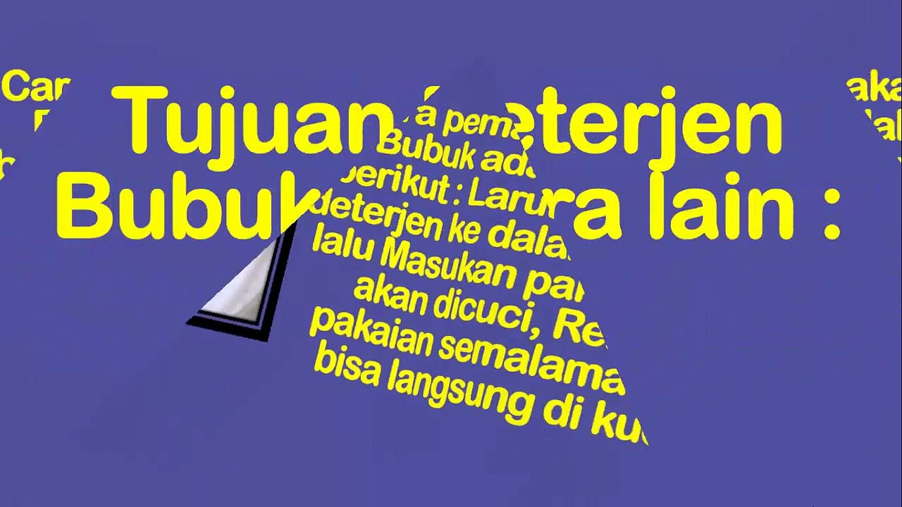 Kursus Membuat Deterjen Bubuk
