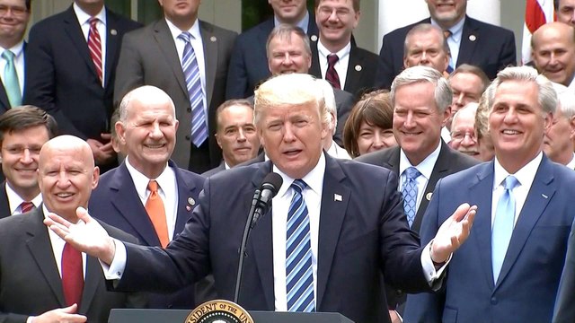 Republicans vote to repeal Obamacare