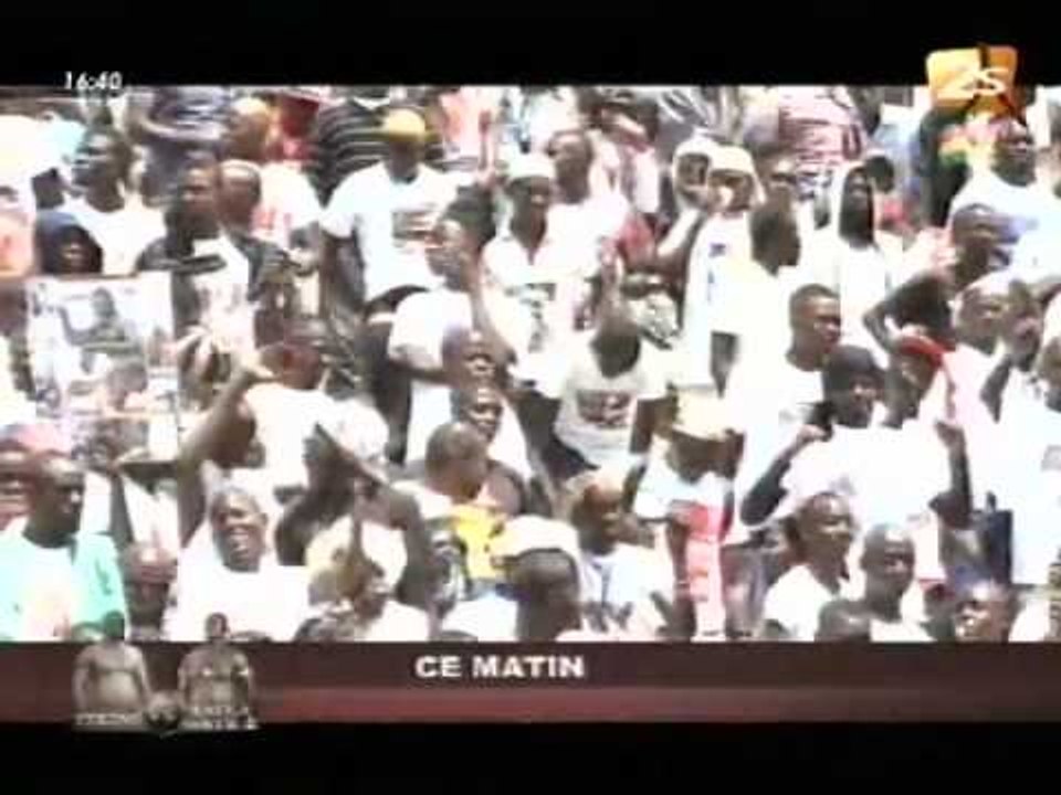 Ambiance du Matin au Stade Combat de Lutte Balla Gaye Vs Yékini