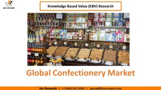 Global Confectionery Market Size,Share and maket growth