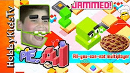 Pie.ai App + Pie in Face SKIT PRANK! Video Gaming HobbyMom Fun Game HobbyKidsTV