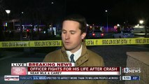 NLVPD officer critically injured in crash near MLK, Carey-9g0Pb28vJqU