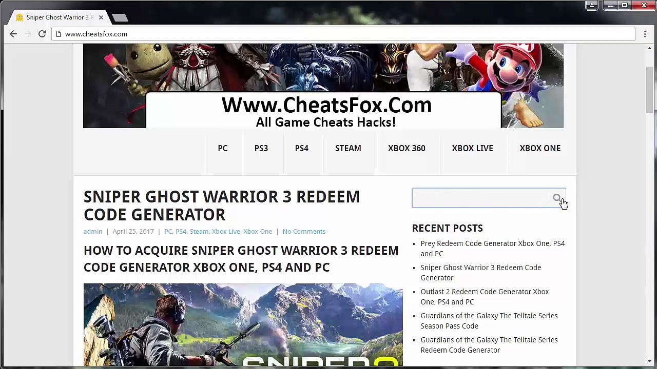 Sniper Ghost Warrior 3 Keygen Free Download Tutorial