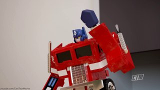 Lightning SPIDER-MCQUEEN Cars 3 BATTLE Optimus Prime vs ZURG Disney Toys Movie