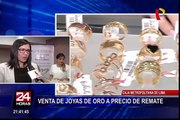 Miraflores: joyas de oro son rematadas desde 150 soles