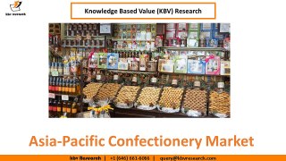 Asia-Pacific Confectionery Market Share and Growth