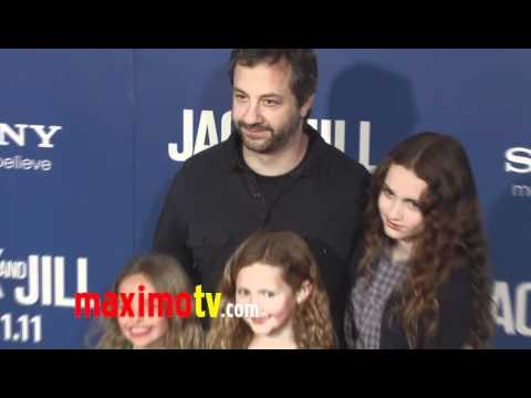 Judd Apatow and Kids at Jack and Jill Premiere Red Carpet ARRIVALS
