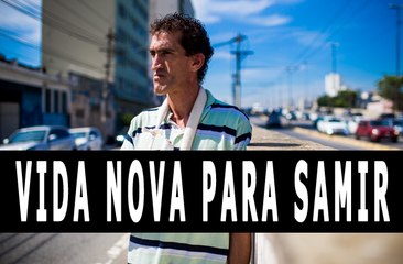 João Doria visita Samir e sua esposa. Morador de rua que foi agredido por GCM