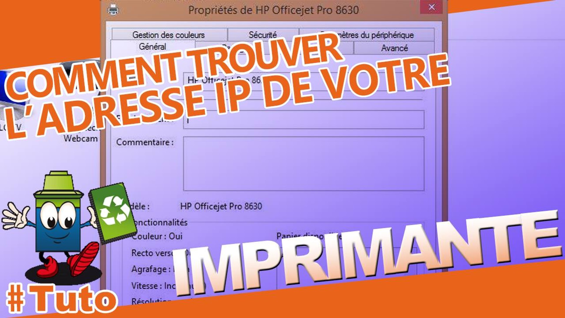 Apprenez à trouver l'adresse IP de votre imprimante - Vidéo Dailymotion