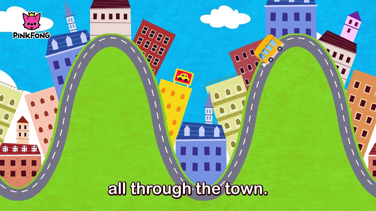 The Wheels on the Yellow City Bus _ Bus Songs _