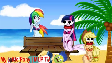 my little pony mlp equestria girls transforms with animation love story funny prank