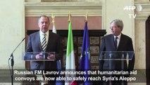 Lavrov says Aleppo aid corridors safe-mWJVPIgKe5w