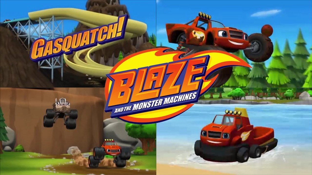 Blaze and the Monster Machines ( Gasquatch ) Episode 13 Compilation
