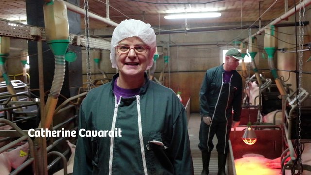 Catherine Cavarait, vétérinaire, accompagne des élevages dans la réduction des antibiotiques