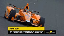 Les essais de Fernando Alonso à Indy en vidéo