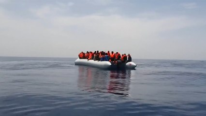 Migrants Chant 'Italia, Italia' Upon Rescue At Sea