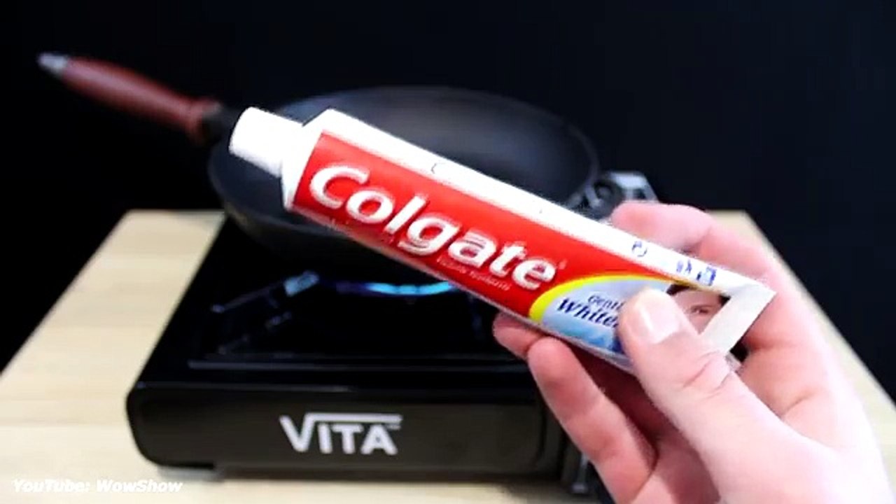 What Happens if You Drop Toothpaste into hot pan