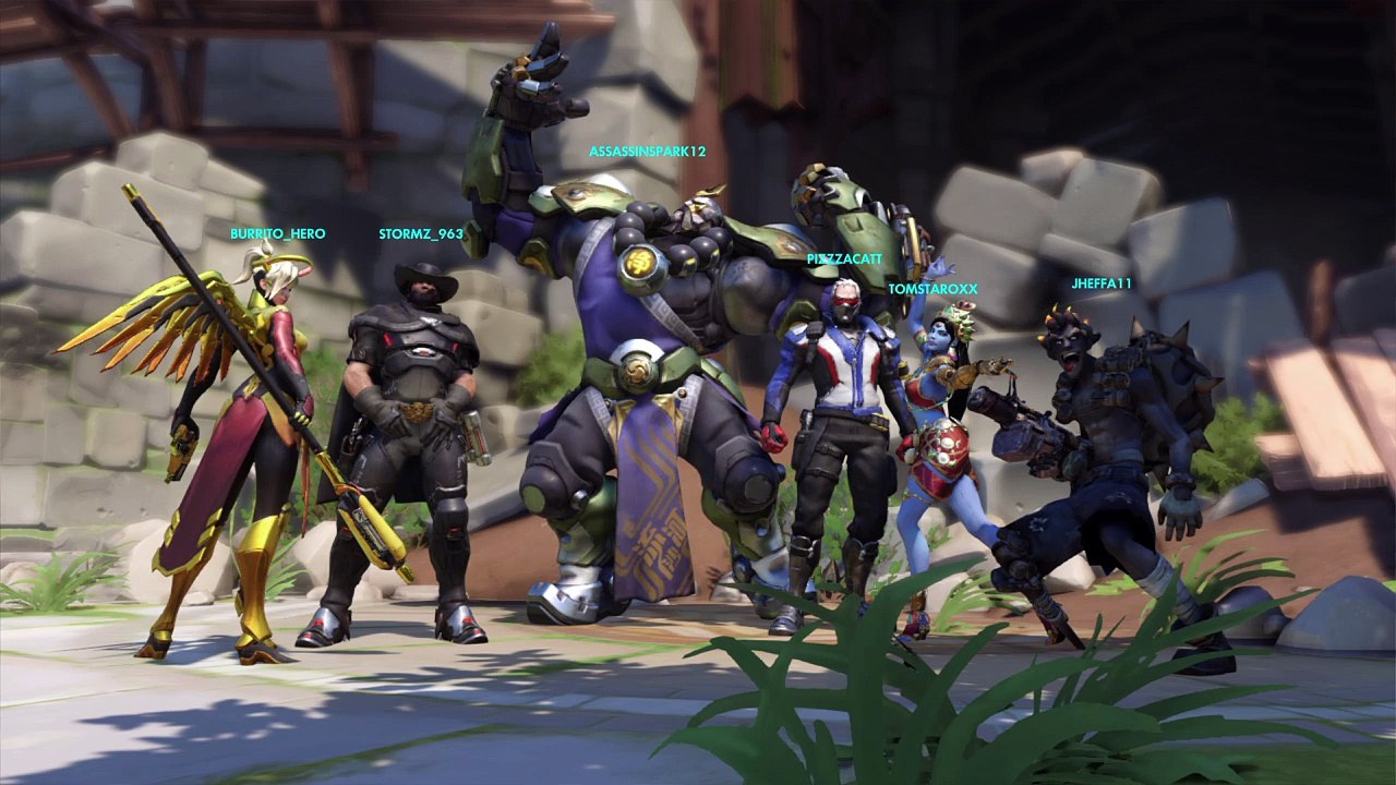 OW Epic Reinhart triple kill