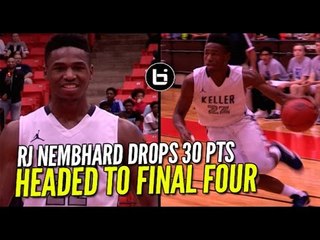 RJ Nembhard is Going To The Final Four! Keller vs Allen Full Highlights