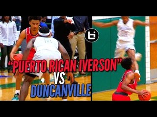 "PUERTO RICAN IVERSON" VS Duncanville! Ballislife South Game Of The Year?
