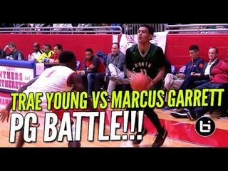 Trae Young Vs Marcus Garrett! Thanksgiving Hoopfest PG Battle!