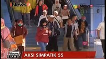 Peserta Aksi Simpatik 55 Tiba Melalui Stasiun Juanda